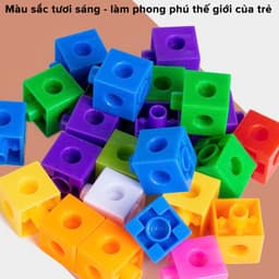 Thumbnail Xếp Hình Numberblocks Đồ Chơi Toán Học Thông Minh Trí Tuệ Cho Bé Linking Cube 100 Viên Chính Hãng Amalife 3