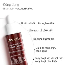 Thumbnail Pre-Serum Hyaluronic 2% PHA 5% EKSEPTION 75ml dưỡng ẩm da, giúp da sáng và căng mọng 1