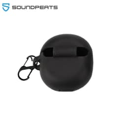 Thumbnail Ốp Case SoundPEATS Air5 / Air5 Lite Silicone Có Móc Khóa (Đen) 1