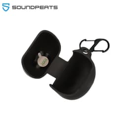 Thumbnail Ốp Case SoundPEATS Air5 / Air5 Lite Silicone Có Móc Khóa (Đen) 2