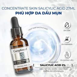 Thumbnail Serum Dưỡng Da BHA Compliment Skin Salicylic Acid Se Khít Lỗ Chân Lông, Kiềm Dầu, Giảm Mụn 27ml 3