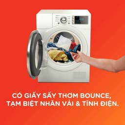 Thumbnail Giấy Sấy Thơm Quần Áo BOUNCE Sheets Linen Hộp 80/120 Tờ 2