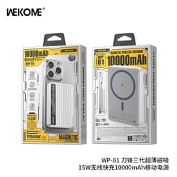Thumbnail Sạc dự phòng sạc nhanh wekome WP81 10000 mAh hỗ trợ sạc không dây 1