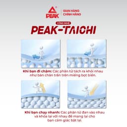 Thumbnail Dép thể thao PEAK Taichi Slippers Công nghệ đế siêu nhẹ trai nghiệm êm ái ET42057L EWT42057L 2