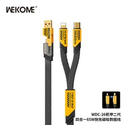 Thumbnail Dây cáp sạc nhanh 4in1 wekome WDC-26 - Hàng chính hãng 4