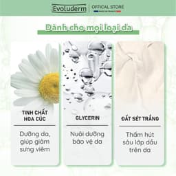 Thumbnail Tẩy tế bào chết mặt Evoluderm dịu nhẹ làm sạch sâu lỗ chân lông, nuôi dưỡng da tươi trẻ 150g 3
