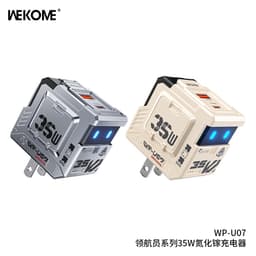 Thumbnail Củ sạc nhanh GaN 35W wekome WP-U07 - Hàng chính hãng 2