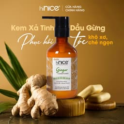 Thumbnail Kem Xả Tinh Dầu Gừng Thiên Nhiên hiNICE Ginger Conditioner Hỗ Trợ Phục Hồi Tóc Khô Xơ, Chẻ Ngọn 3