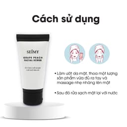 Thumbnail Combo Gel Tẩy Da Chết Mặt và Serum Hỗ Trợ Giảm Mụn Thâm Seimy 10ml 4