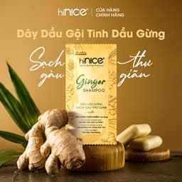 Thumbnail Dây Dầu Gội Tinh Dầu Gừng Thiên Nhiên hiNICE Ginger Shampoo Hỗ Trợ Giữ Ẩm, Sạch Gàu Da Đầu 2