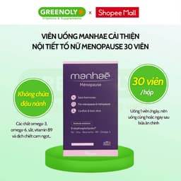 Thumbnail Viên uống nội tiết tố nữ Manhae Nutrisante điều hòa kinh nguyệt giảm khô hạn tăng cường sinh lý nữ 3