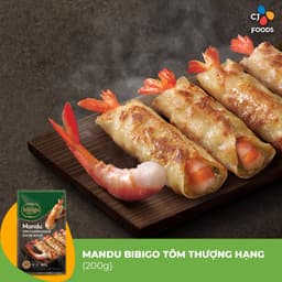 Thumbnail Bánh xếp Mandu Tôm Thượng Hạng Bibigo 200g - Date 08/2025 3