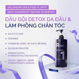 Thumbnail Dầu gội xả phục hồi làm phồng tóc ngăn ngừa tóc gãy rụng Rosemine Repair 500ML - 1000ML 3
