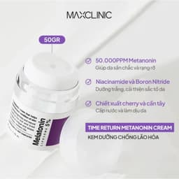 Thumbnail Kem dưỡng giảm lão hóa Maxclinic Melatonin giúp da sáng khỏe tái tạo phục hồi cấp ẩm sâu 1