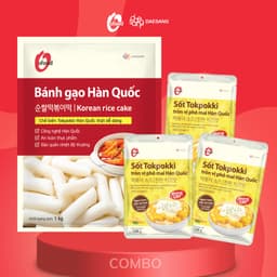 Thumbnail COMBO bánh gạo 1kg và 3 gói sốt tokbokki 120g 1