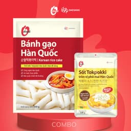 Thumbnail Combo bánh gạo Hàn Quốc 350g và sốt tokbokki 120g O'food 1