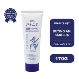 Thumbnail Sữa Rửa Mặt Reihaku Hatomugi Facial Foam 130g và 170g (Màu trắng) 2