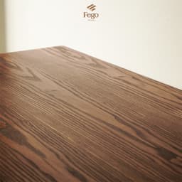 Thumbnail Bàn làm việc chân gỗ FEGO, bàn học, bàn cafe kiểu dáng vintage, cổ điển 3