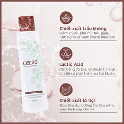 Thumbnail Combo 3 dung dịch vệ sinh phụ nữ Oriss trầu không dịu nhẹ hỗ trợ khử mùi, không gây khô rát 150ml/Chai 3