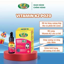Thumbnail Vitamin K2 Pozokids| Tăng Cường Hấp Thu | Phân Bổ Canxi Vào Xương giúp trẻ cao lớn | Dr.Green | 1