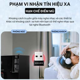 Thumbnail Bộ Chuyển Đổi Bluetooth USB Nano Mercusys MA530 Chuẩn Bluetooth 5.3 | USB nhỏ gọn, kết nối ổn định 3