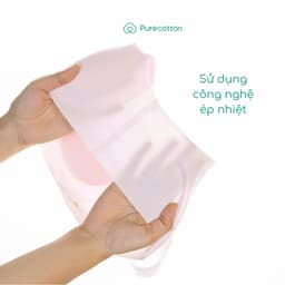 Thumbnail Áo lá học sinh không viền Purecotton màu hồng chất liệu cotton cao cấp Beauty Light Bra M1T1 PC116 3