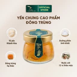 Thumbnail Yến chưng cao phẩm vị Đông Trùng Hạ Thảo bồi bổ sức khoẻ CiCi Thượng Đỉnh Yến hũ 50-65g Yến Sào Khánh Hòa nguyên chất 4