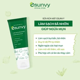 Thumbnail Sữa Rửa Mặt Esunvy Giúp Kiểm Soát Bã Nhờn Sạch Mụn Dùng Cho Mọi Loại Da Tuýp 50g - 150g TMP003 4