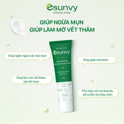 Thumbnail Kem Ngừa Mụn Esunvy Giúp Sạch Mụn, Hết Thâm, Mờ Sẹo Phù Hợp Với Mọi Loại Da Tuýp 20g TMP002 4