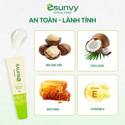 Thumbnail Dưỡng Môi Esunvy Bảo Vệ Môi Không Bị Khô Ráp, Nứt Nẻ, Luôn Căng Mọng, Mềm Mại Tự Nhiên Tuýp 10g TMP004 3