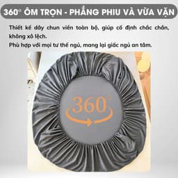 Thumbnail Bộ Ga Giường Thun Lạnh Hàn Quốc Cao Cấp A Concept Decor Drap Giường Thun Mát Cho Mùa Hè 3