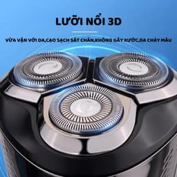 Thumbnail Máy cạo râu điện ENZO 9305 lưỡi dao xoay,lưỡi cạo nổi 3D ôm mặt,pin sạc siêu bền,chống nước ipx6 bh 5 năm 2