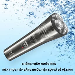 Thumbnail Máy cạo râu điện ENZO 9305 lưỡi dao xoay,lưỡi cạo nổi 3D ôm mặt,pin sạc siêu bền,chống nước ipx6 bh 5 năm 3