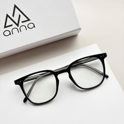 Thumbnail Gọng kính chính hãng ANNA thiết kế dáng vuông kết hợp kim loại và nhựa 400NA038 1