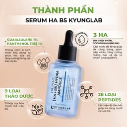 Thumbnail Serum dưỡng ẩm HA B5 KyungLab phục hồi làm dịu da, dưỡng da căng bóng mịn màng 50ml 2