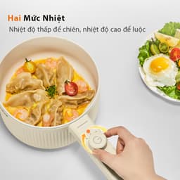 Thumbnail Nồi nấu đa năng Gaabor EC-20E01B 2L chiên xào hấp kèm xứng hấp lẩu điện cầm tay điều chỉnh nhiệt độ 3