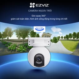 Thumbnail Camera Wi-fi EZVIZ H8x 2K+, Quay Quét 360, Ghi Hình Màu Thông Minh, Công Nghệ AI 1