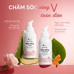 Thumbnail Bọt vệ sinh phụ nữ Mây Hồng An Toàn Thiên Nhiên Cỏ Mềm 150ml 2