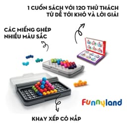 Thumbnail Đồ chơi trí tuệ SmartGames thử thách IQ Pro gồm 120 thử thách giúp bé phát triển tư duy toàn diện 1