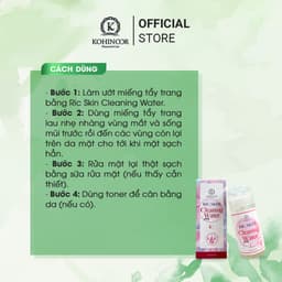 Thumbnail Nước tẩy trang RIC SKIN CLEANING WATER Kohinoor 120ml 4