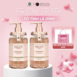Thumbnail Combo 2 chai Sữa tắm trắng da cánh hoa hồng Damask Weilaiya Grand Rose Extracts Whitening Shower Gel 450ml 1