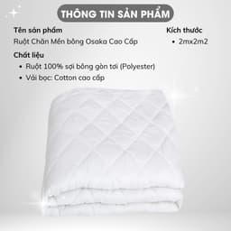 Thumbnail Ruột Chăn Mền bông Cao Cấp A Concept Decor Siêu Ấm Nhẹ Cho Mùa Hè Thu Đông Chăn Bông Dày Chuẩn Khách Sạn 5 sao 2mx2m2 1