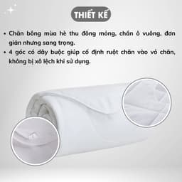 Thumbnail Ruột Chăn Mền bông Cao Cấp A Concept Decor Siêu Ấm Nhẹ Cho Mùa Hè Thu Đông Chăn Bông Dày Chuẩn Khách Sạn 5 sao 2mx2m2 4