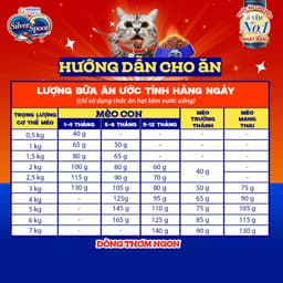 Thumbnail Combo 2 Thức ăn hạt thơm ngon/ giảm nôn trớ cho mèo từ Nhật Bản Silver Spoon - Vị gà, cá (1kg/800g) 2
