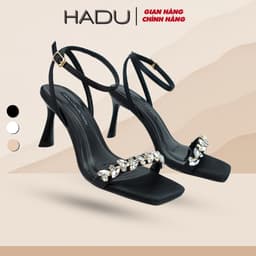 Thumbnail Cao Gót 7P Quai Ngang Đính Đá HADU M7129 Sang Trọng Cao Cấp BH 12T 1
