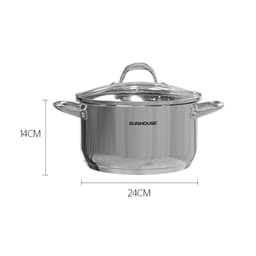 Thumbnail Nồi Inox 3 đáy Sunhouse SHG301-xx dùng trên mọi loại bếp 2