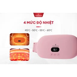 Thumbnail Đai massage chườm nóng Toshiko V9 giúp xoa dịu các cơn đau bụng kinh, phù hợp với các chị em phụ nữ 2