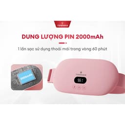 Thumbnail Đai massage chườm nóng Toshiko V9 giúp xoa dịu các cơn đau bụng kinh, phù hợp với các chị em phụ nữ 3