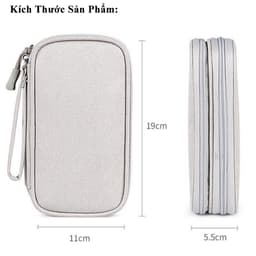 Thumbnail Túi Đựng Phụ Kiện Công Nghệ Không Thấm Nước, Đựng Đa Năng Điện Thoại Có Quai Xách Mini Đi Du Lịch Chính Hãng Amalife 3