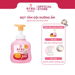 Thumbnail Bọt tắm gội thảo mộc Arau Baby bổ sung thành phần dưỡng ẩm - chai 450ml ( mẫu mới) 1